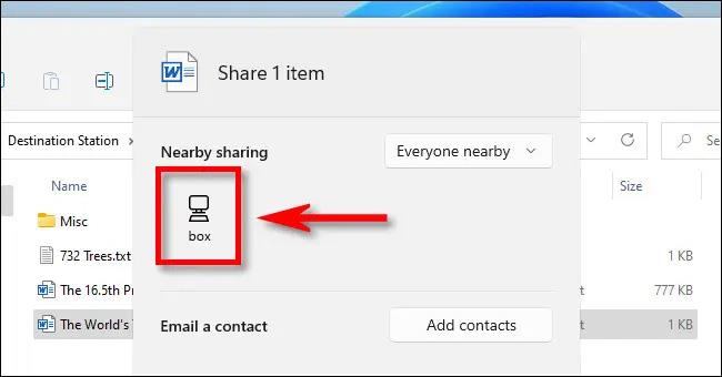 „AirDrop“ für Windows: So nutzen Sie die Nearby Sharing-Funktion in Windows 11