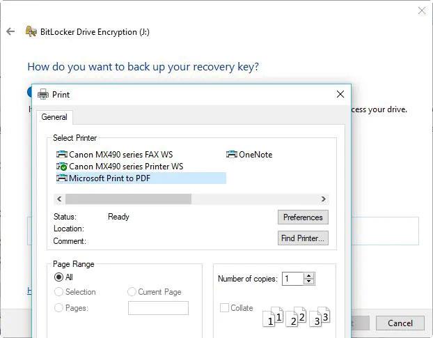 Comment trouver la clé de récupération BitLocker dans Windows 10