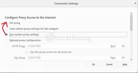 Come bypassare il server proxy sulla LAN