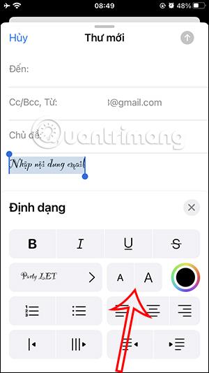 如何更改 iPhone 上的 Apple Mail 字體