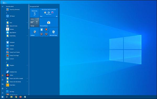 Come modificare la dimensione del menu Start in Windows 10