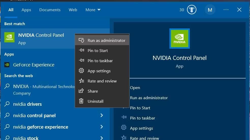 Comment corriger l'erreur d'accès refusé du panneau de configuration NVIDIA sous Windows 11/10