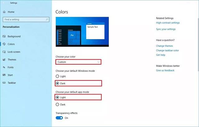 So aktivieren Sie das Volllicht-Design unter Windows 10