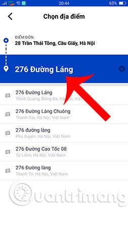 Instructions pour réserver une voiture à l'aide de l'application FastGo