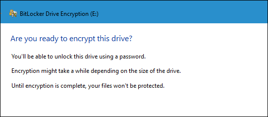 Instructions pour crypter une clé USB ou une carte mémoire avec Bitlocker sous Windows 10