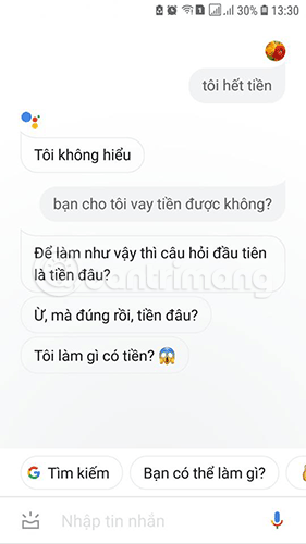 Google Assistant 的酷炫名言