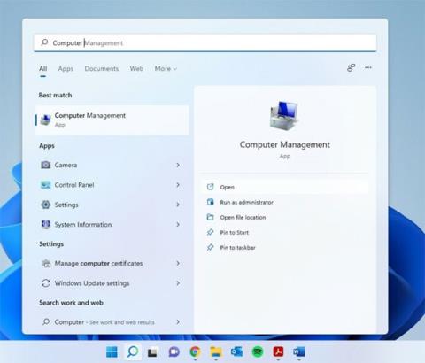 Come aprire Gestione disco su Windows 11