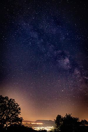 Fond d'écran ciel nocturne, beau fond d'écran ciel étoilé