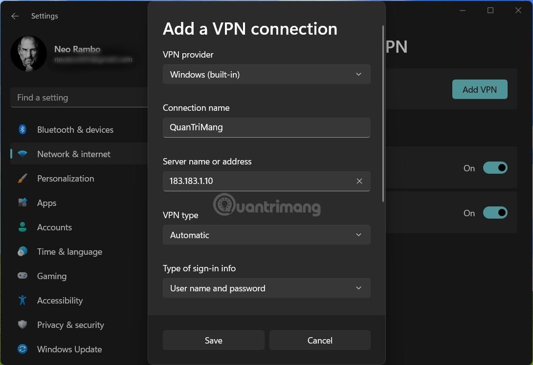 Comment installer et utiliser VPN sur Windows 11