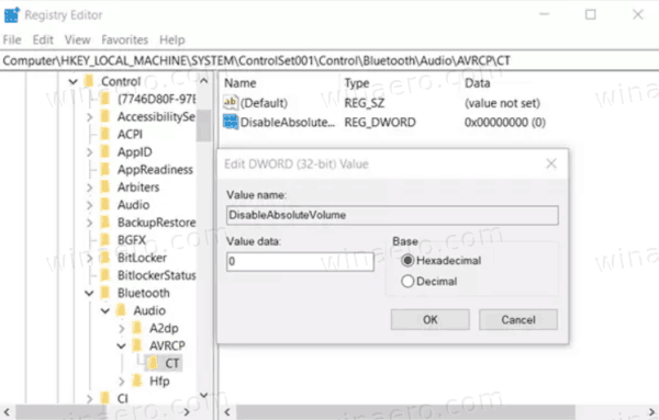 Come attivare/disattivare il volume assoluto Bluetooth in Windows 10