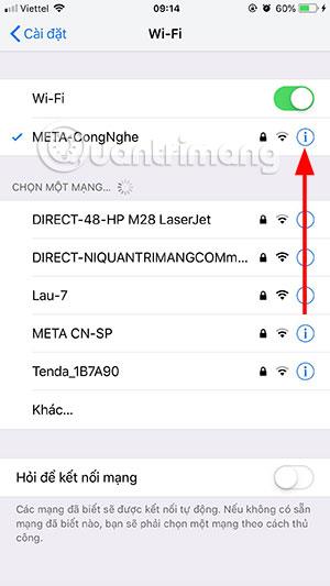 Comment supprimer le Wifi connecté sur le téléphone