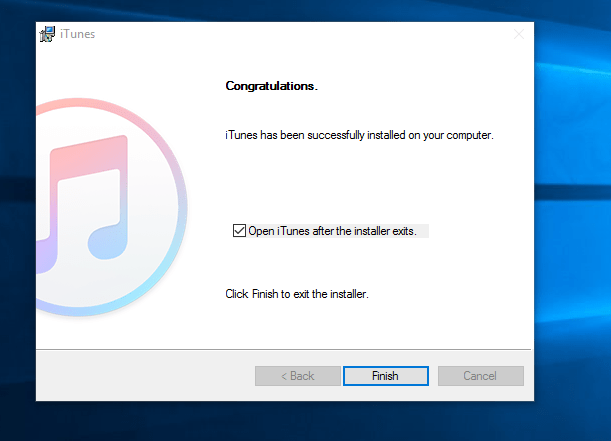 Instructions pour l'installation, la mise à jour et l'utilisation d'iTunes sur Windows 10