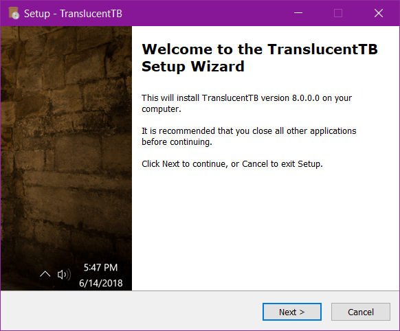 Comment rendre la barre des tâches transparente sur Windows 10 avec TranslucentTB et Classic Shell