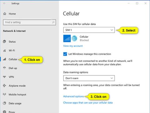 Come sbloccare la SIM su Windows 10 quando si inserisce un PIN errato