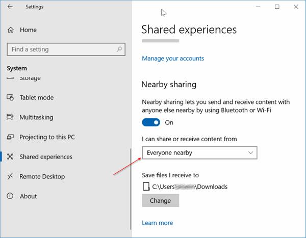Windows 10 でニアシェア機能のエラーを修正する方法