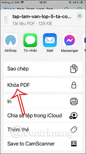 Comment définir le mot de passe PDF sur iPhone