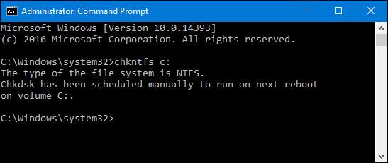 Windows에서 chkdsk 명령을 사용하여 하드 드라이브 오류 확인 및 수정