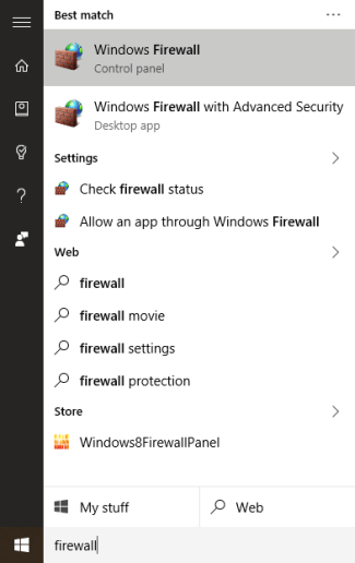 Anweisungen zum Ermöglichen der Kommunikation zwischen Anwendungen über die Windows-Firewall