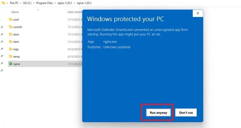 Comment installer et exécuter le serveur Nginx sous Windows