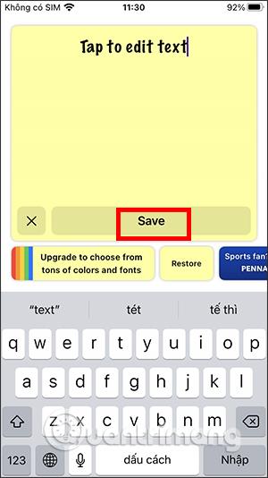 Come scrivere note sulla schermata iniziale dell'iPhone