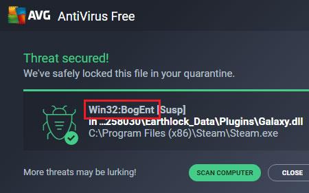 Win32:BogEnt とは何ですか?また、それを削除する方法は何ですか?