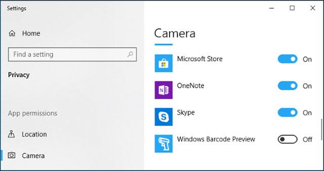 Исправить ошибку «Не работает веб-камера» в Windows 10