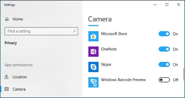 Correggi l'errore della webcam non funzionante in Windows 10