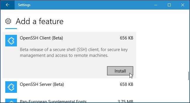 Comment activer et utiliser les commandes SSH sur Windows 10