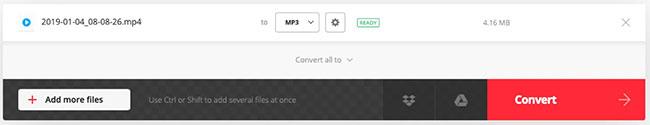 Come convertire file MP4 in MP3