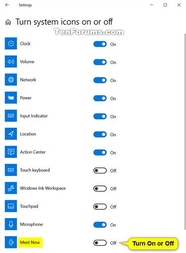 So fügen Sie das Symbol „Jetzt treffen“ zur Taskleiste in Windows 10 hinzu bzw. entfernen es