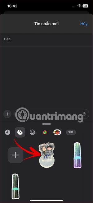 Comment ajouter des effets aux autocollants dans les messages iPhone