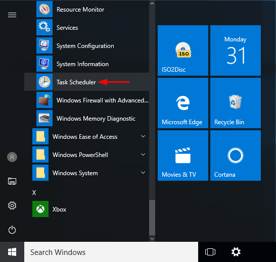 8 façons d'ouvrir le Planificateur de tâches dans Windows 10