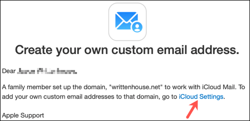 iCloud에서 사용자 정의 이메일 도메인을 설정하는 방법에 대한 지침