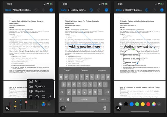 Come aggiungere effetti agli adesivi nei Messaggi dell'iPhone