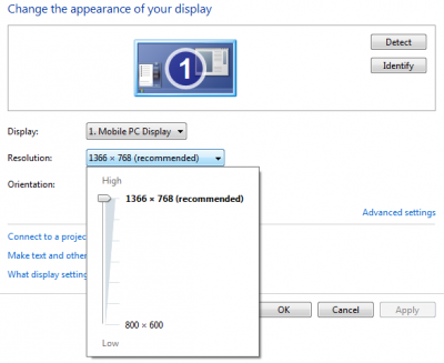 Passen Sie die Bildschirmauflösung unter Windows 10/8/7 an