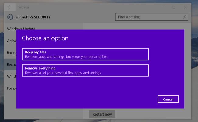 Istruzioni complete su come utilizzare tutti gli strumenti di backup e ripristino su Windows 10