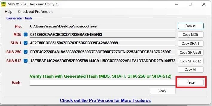 So überprüfen Sie MD5-, SHA-1- und SHA-256-Prüfsummen in Windows