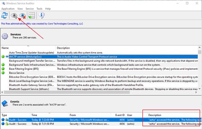 Comment trouver quels processus arrêtent ou démarrent les services Windows