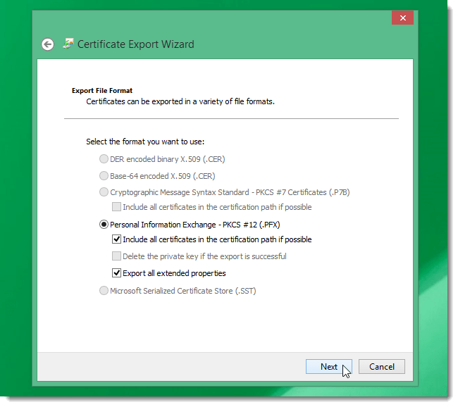 Istruzioni per utilizzare EFS per crittografare file e cartelle su Windows 8.1 Pro