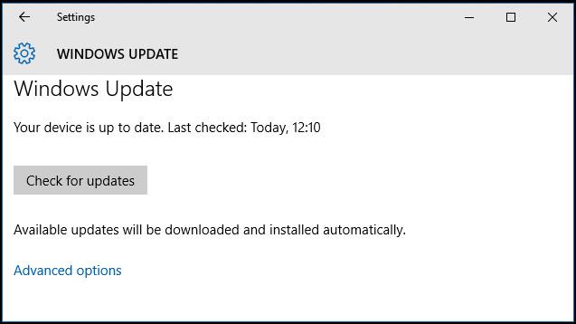 Windows 10 で Windows Update ショートカットを作成する手順