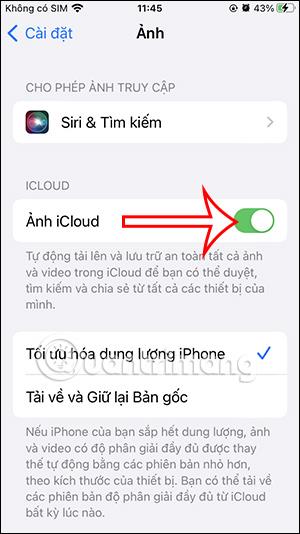 Instructions pour désactiver la synchronisation des photos de l'iPhone avec iCloud