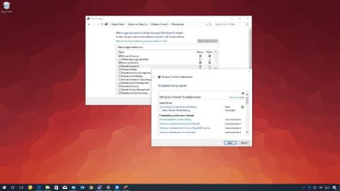 Instructions pour gérer et résoudre les problèmes de pare-feu dans Windows 10