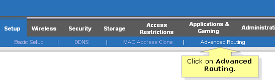 Configura il routing statico tra il router e un'altra rete