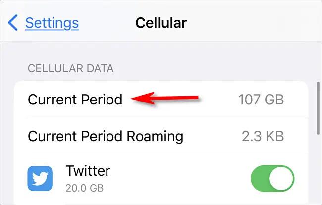 Cosa significano i dati del periodo corrente su iPhone? È importante?