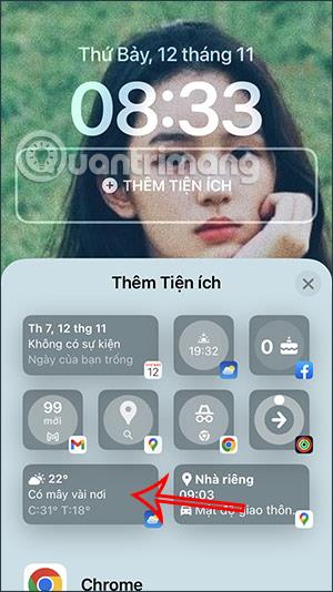 Comment suivre la météo sur l'écran de verrouillage de l'iPhone