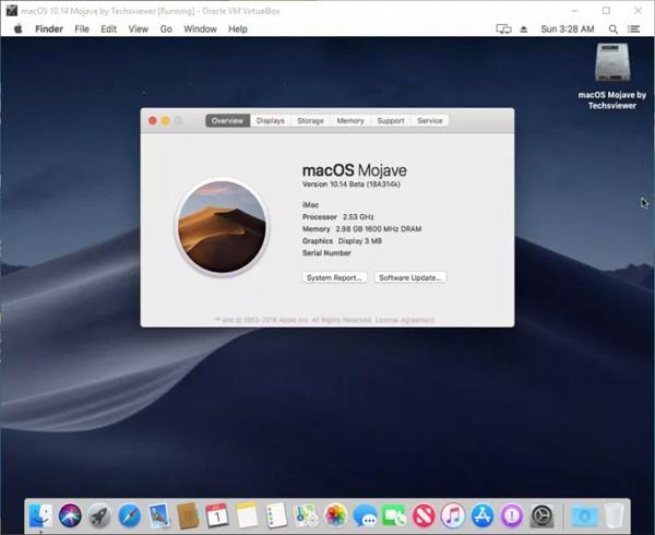 Comment installer macOS Mojave sur Windows 10