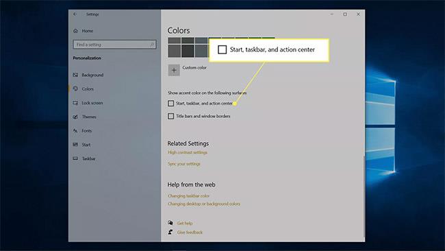 Come cambiare il colore della barra delle applicazioni di Windows 10