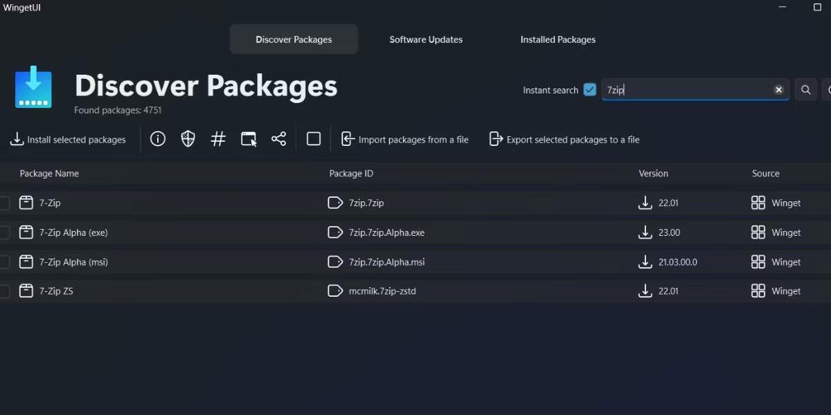 Comment gérer les packages d'applications à l'aide de WingetUI sur Windows 11