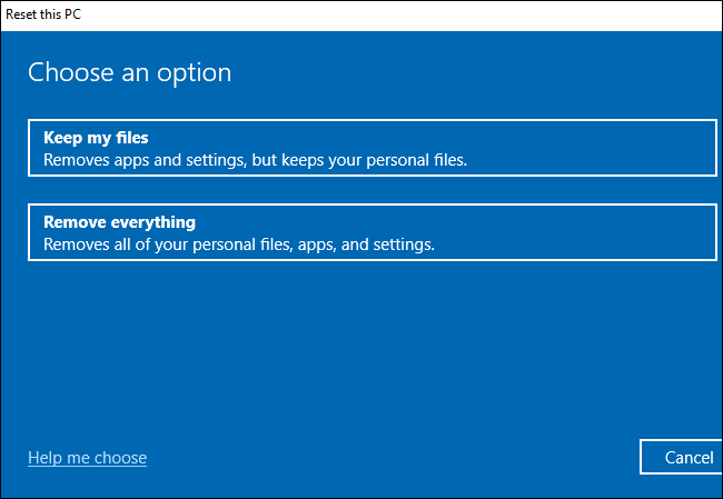 Comment utiliser Fresh Start sur Windows 10 pour remettre l'appareil à son état d'installation d'origine