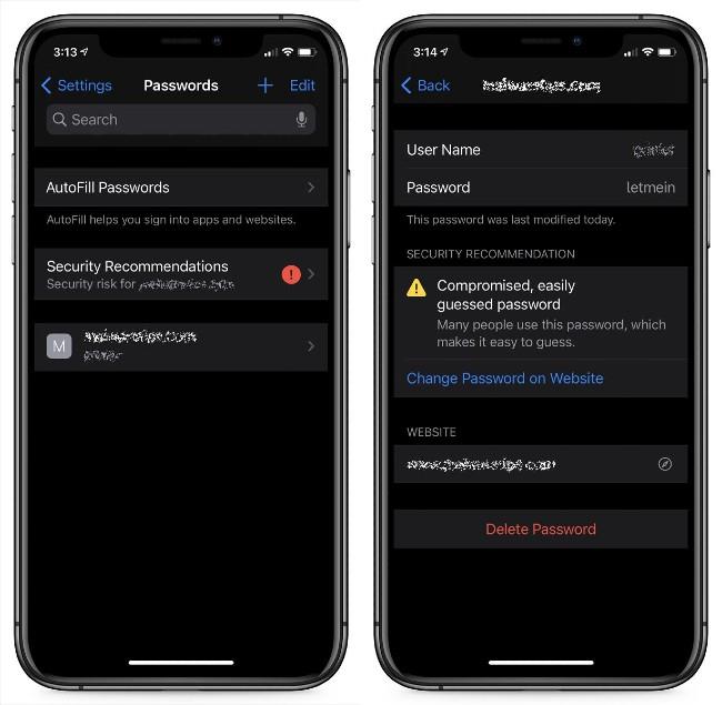 iOS 14 ha una funzionalità aggiuntiva per rilevare le password trapelate